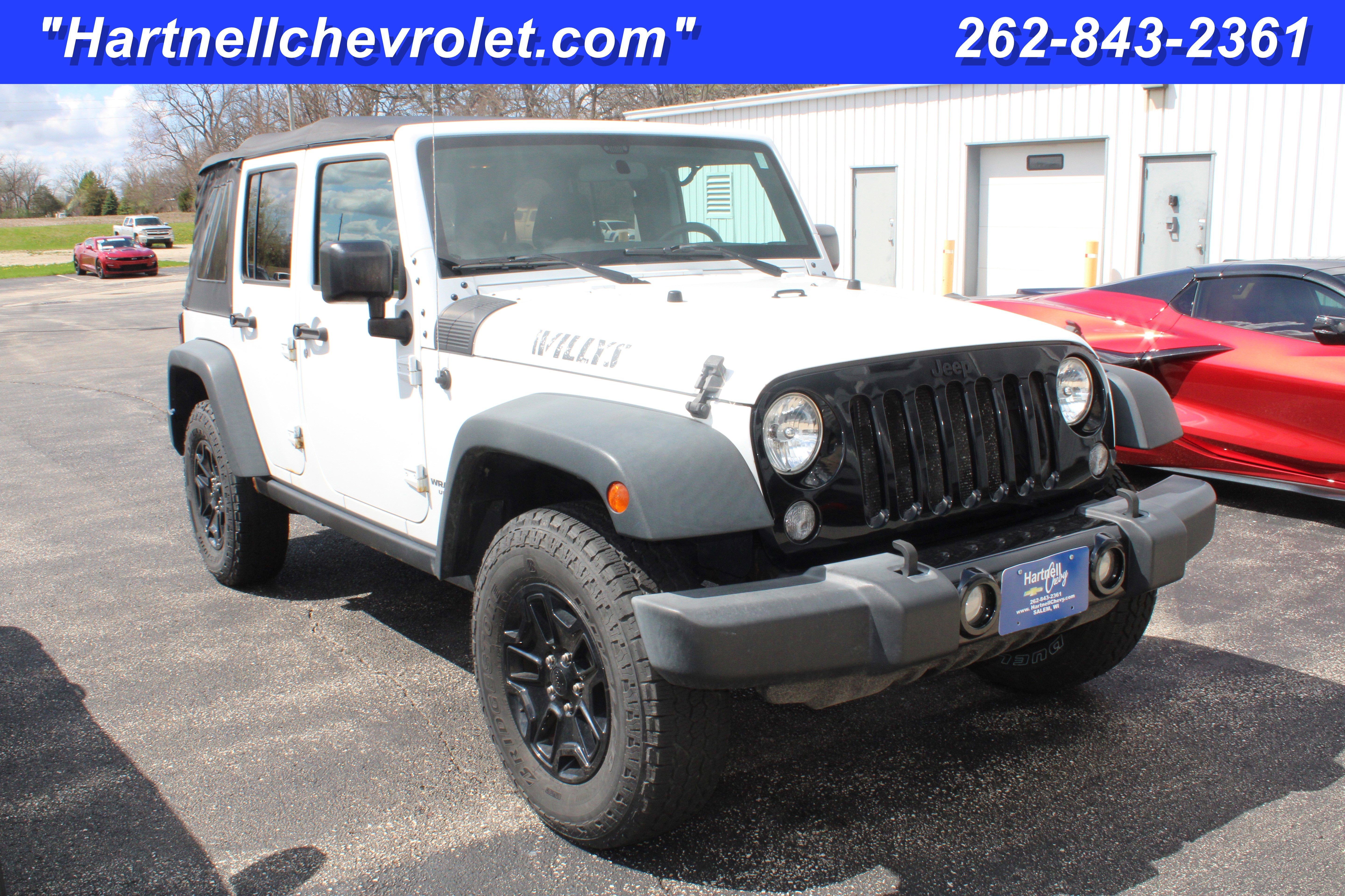 2016 Jeep Wrangler Unlimited Willys Wheeler