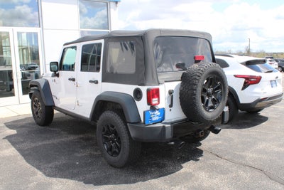 2016 Jeep Wrangler Unlimited Willys Wheeler